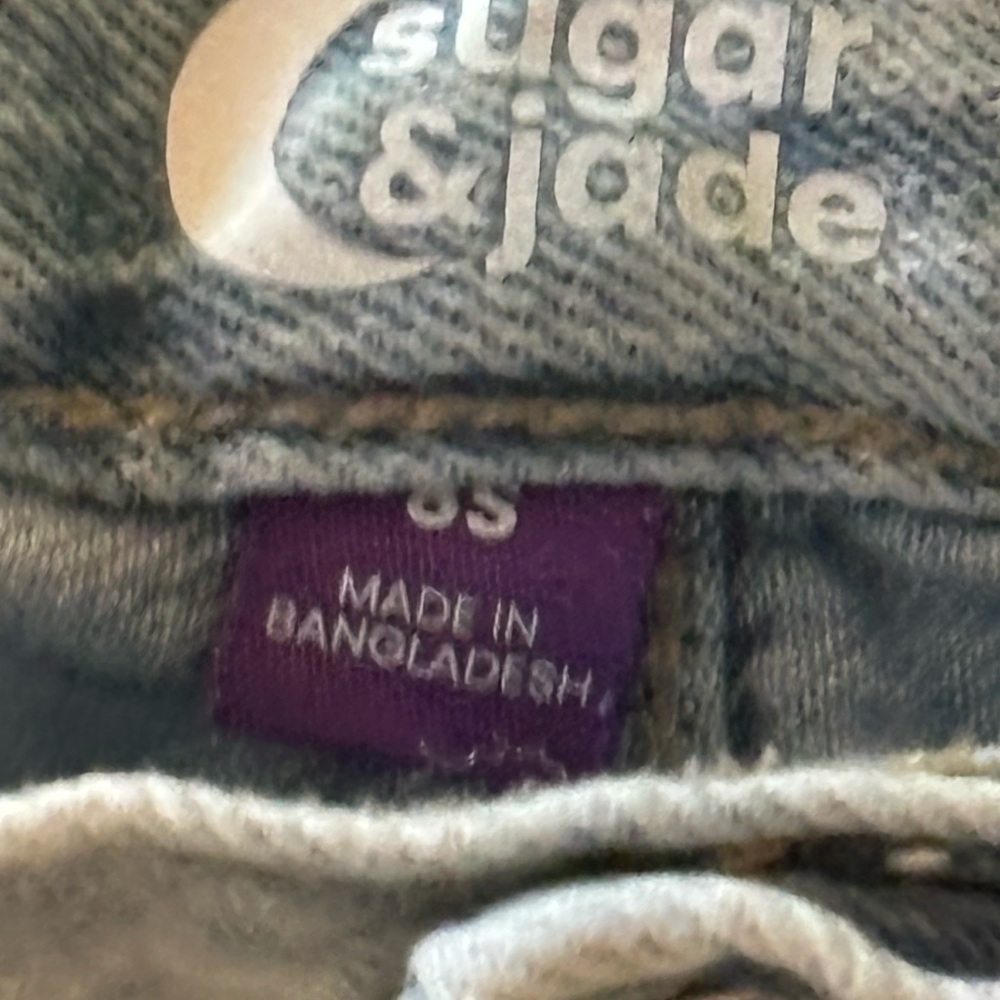 Kids Casual Denim Bottoms - Gray